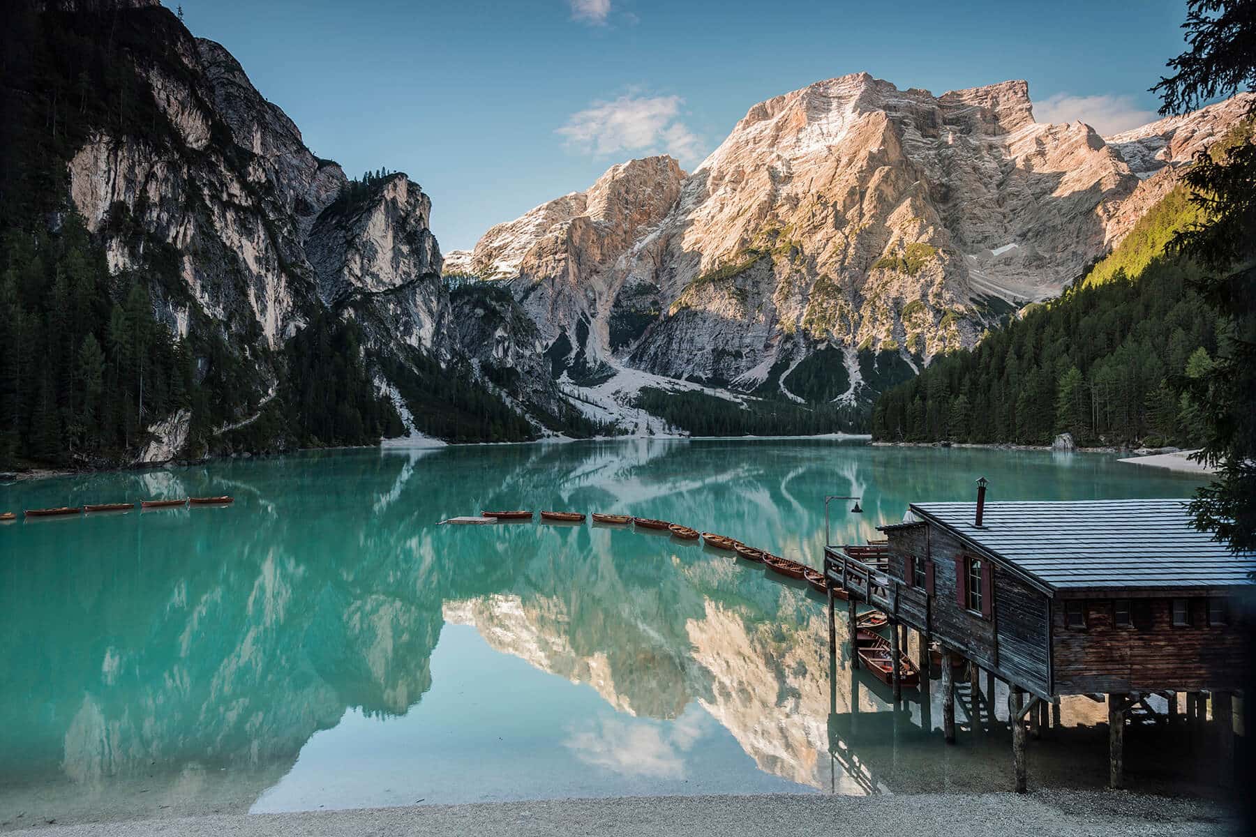 Urlaub in den Dolomiten in Südtirol Ganischgerhof Pragser Wildsee- Fotocredit: IDM - HaWi