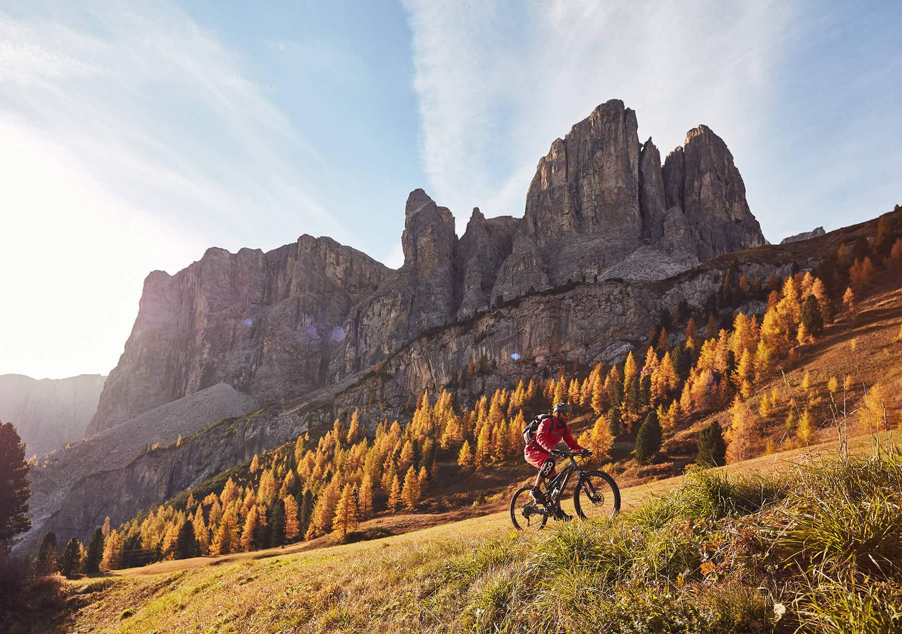 Urlaub in den Dolomiten in Südtirol Ganischgerhof Mountainbiketouren- Fotocredit: IDM - AnMi