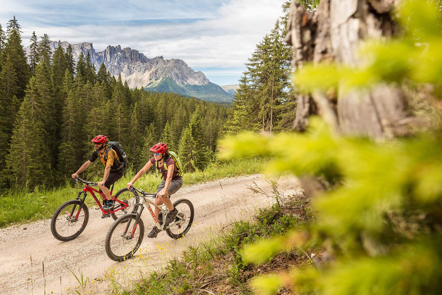 Urlaub in den Dolomiten in Südtirol Ganischgerhof Mountainbike - Fotocredit:IDM - Jens Staudt