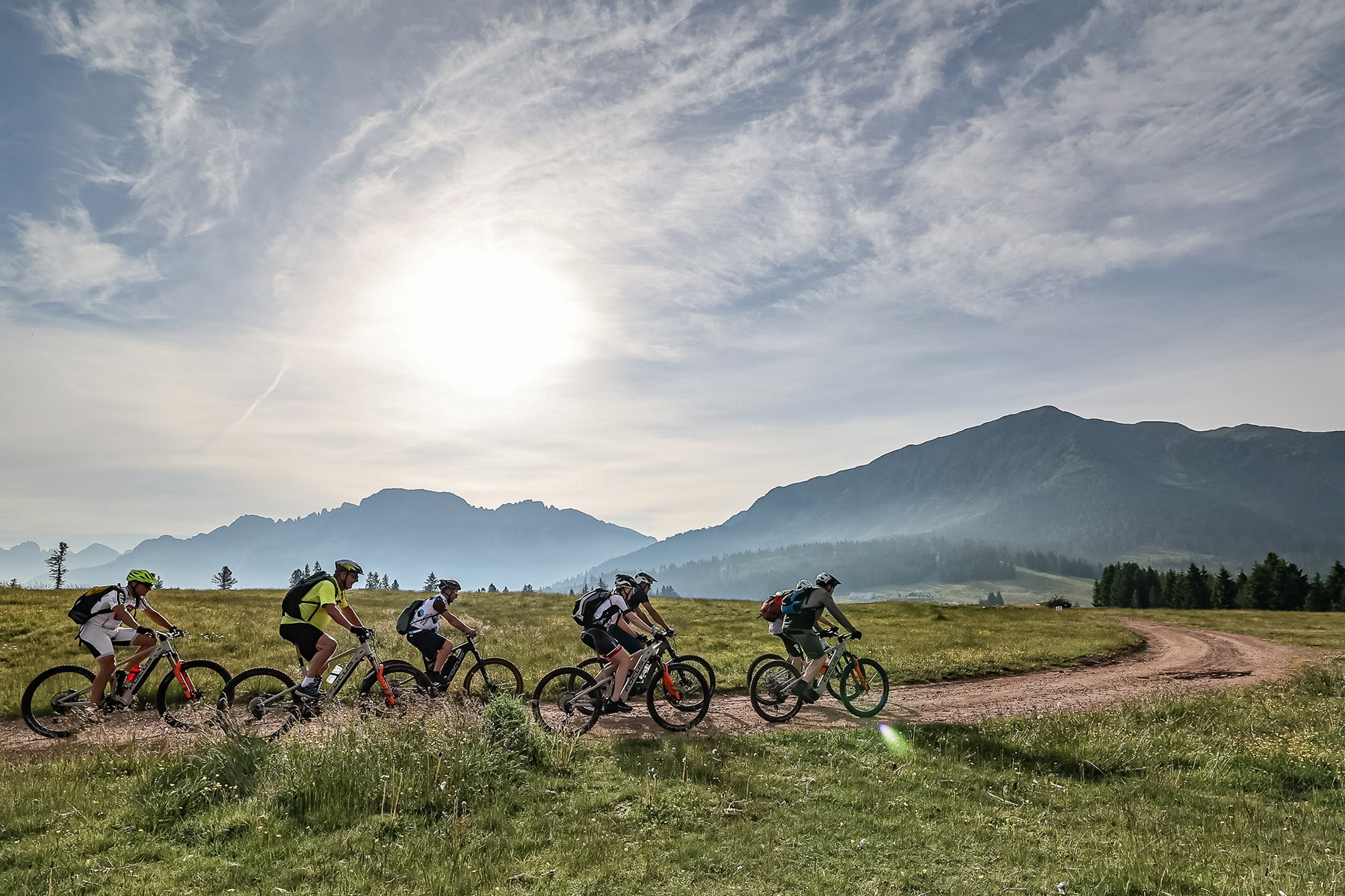Urlaub in den Dolomiten in Südtirol Ganischgerhof Lavazé Bike