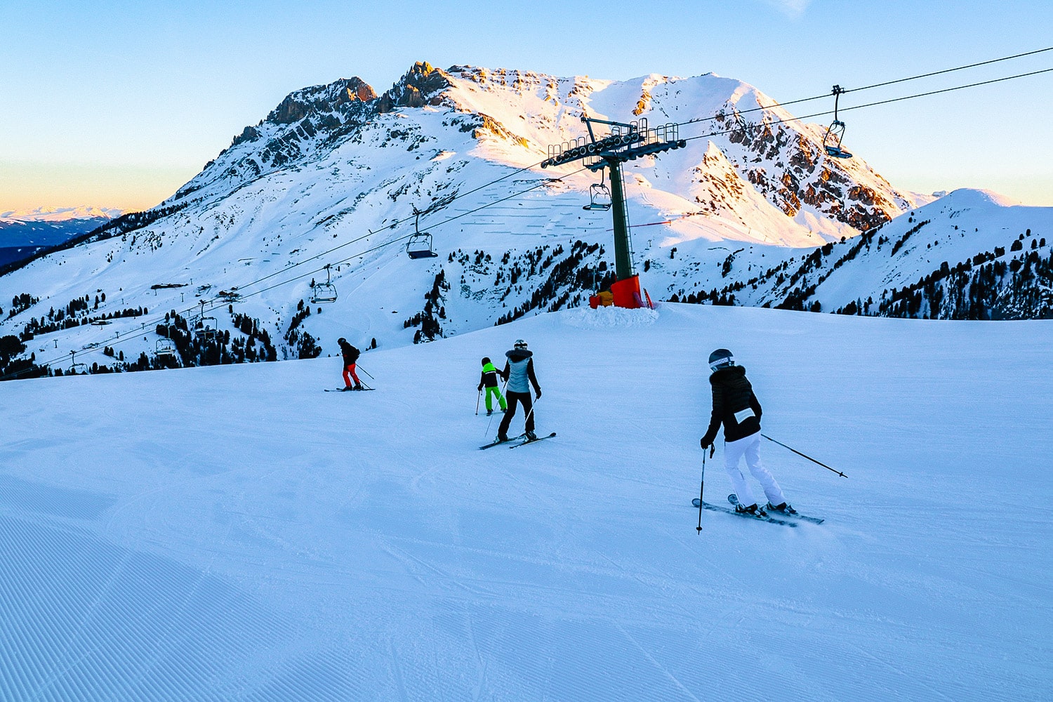 Like a dream: Early Morning Skiing | Hotel Ganischgerhof – Obereggen