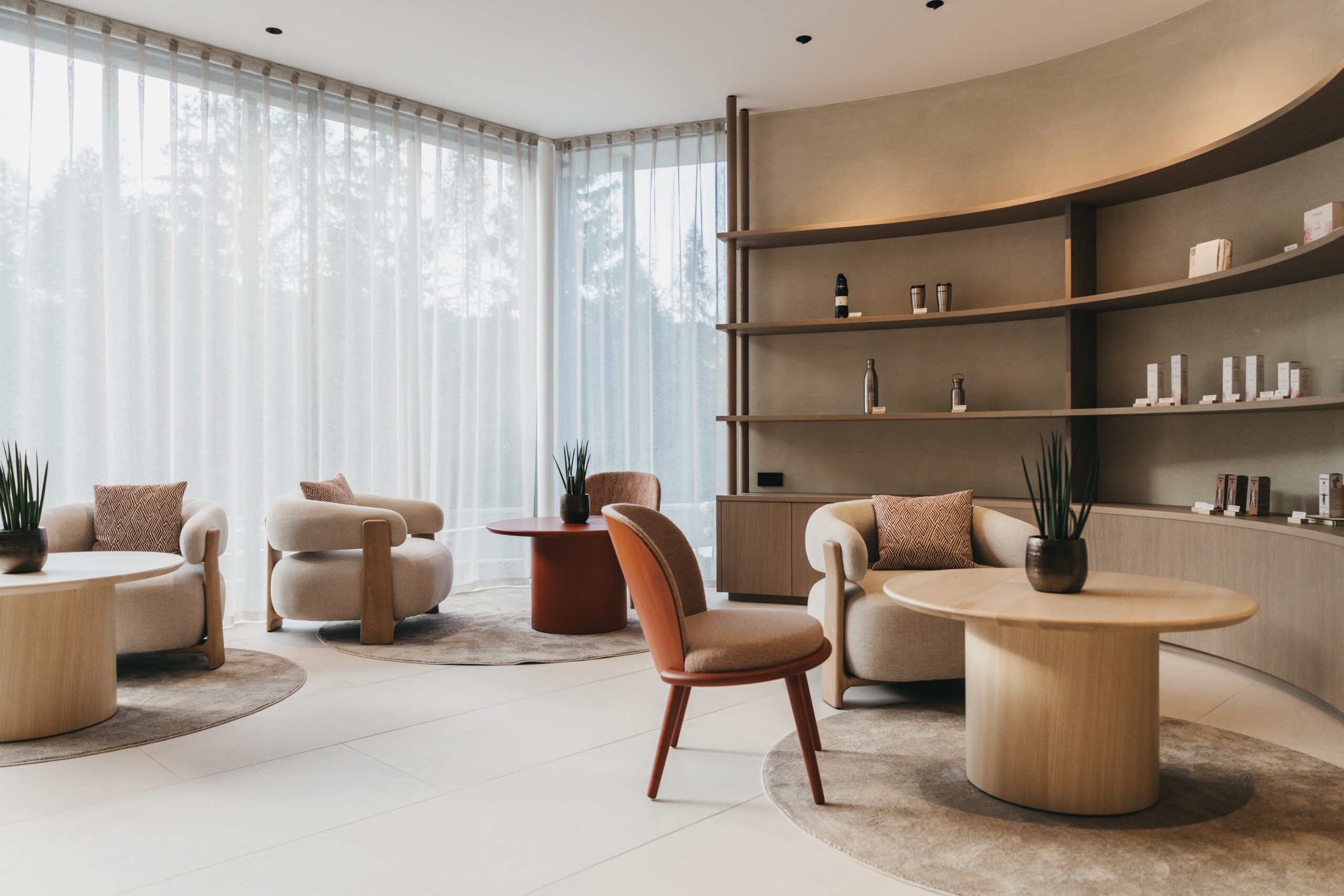 The new lobby at Ganis Resort, 4-star superior hotel in the Dolomites