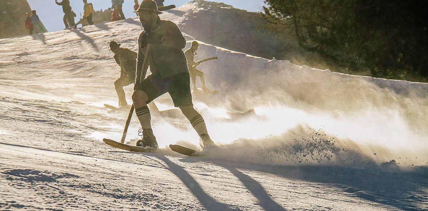 Boards that mean the world - Historic skiing in Obereggen | Ganischgerhof
