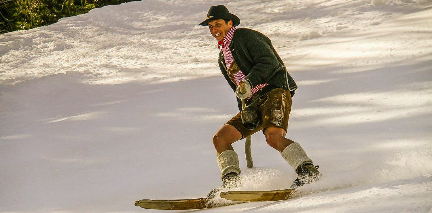 Boards that mean the world - Historic skiing in Obereggen | Ganischgerhof