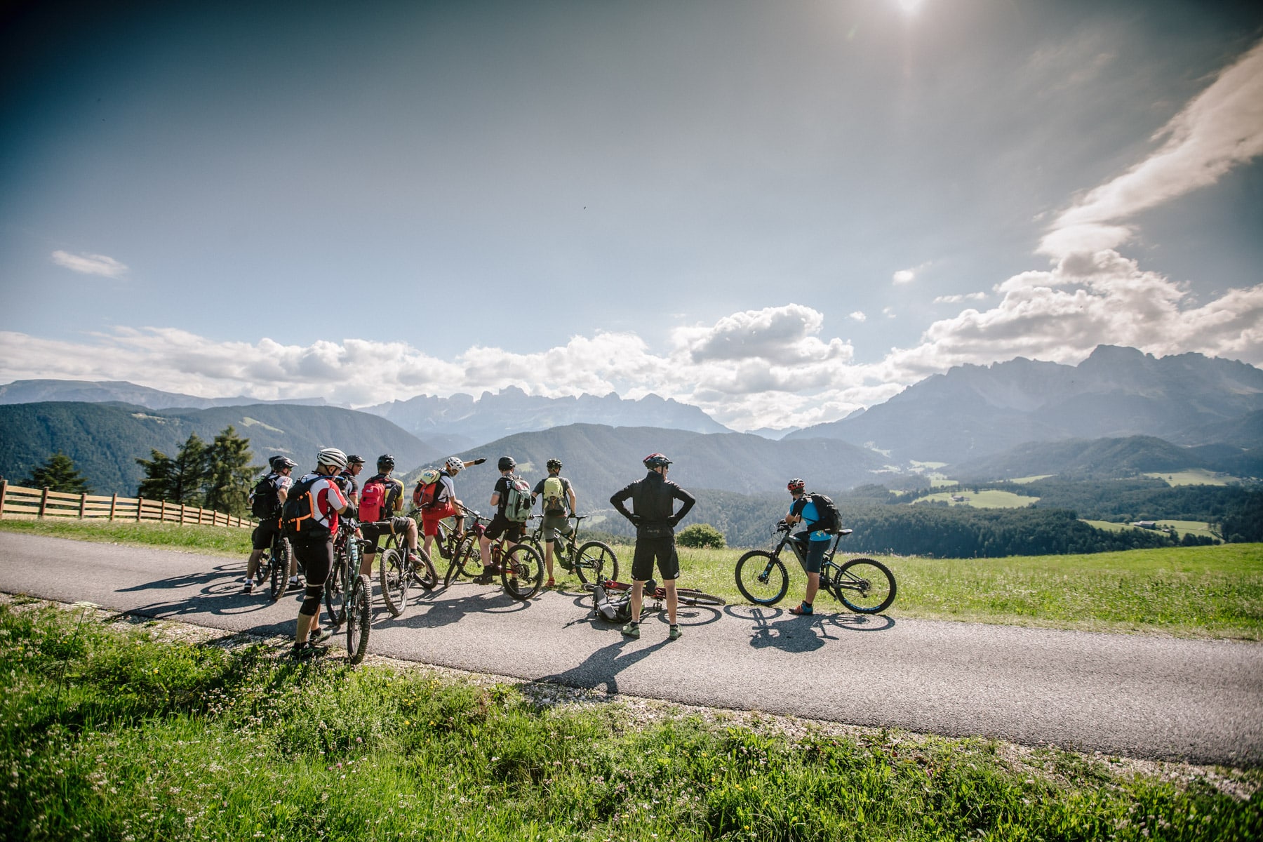 Mountainbike Nova Ponente al Bikehotel Ganischgerhof nelle Dolomiti