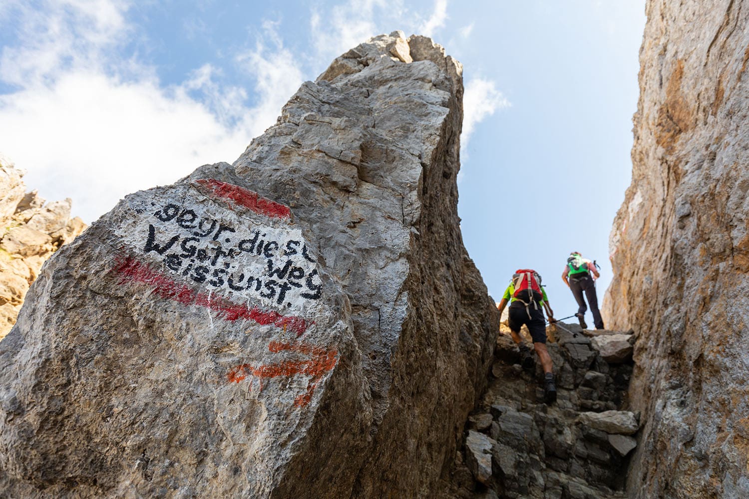 Gamsstallscharte Wanderung Obereggen im Eggental  Ph.GPichler