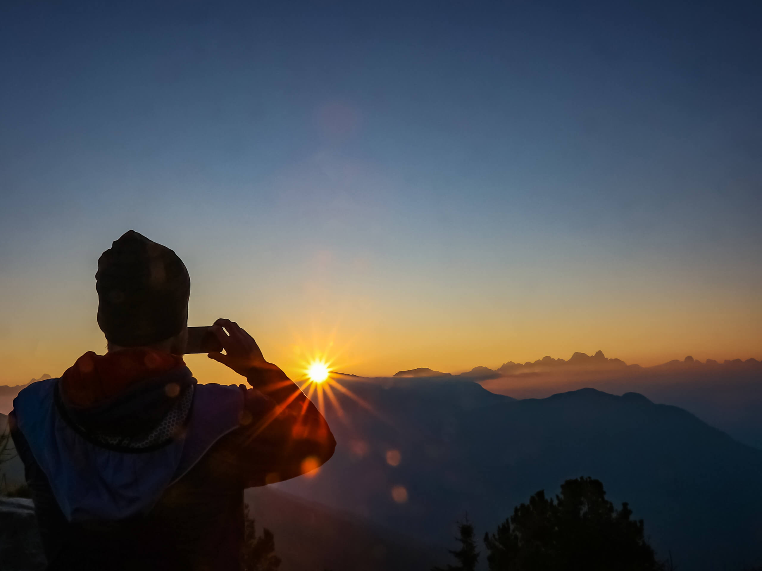 Ganis Experiences Dolomiten Sonnenaufgang Sommer