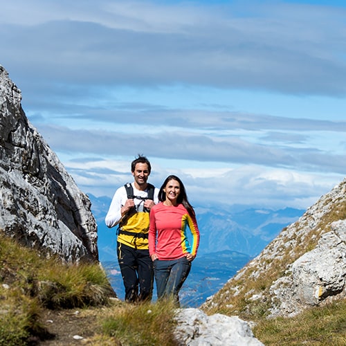 Herbsturlaub in Südtirol in den Dolomiten - Gamstallscharte Obereggen
