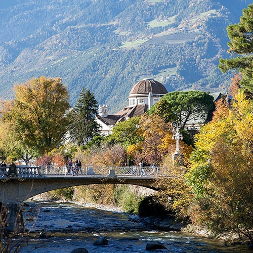 Herbsturlaub in Südtirol in den Dolomiten - Meran Foto:IDM Kurverwaltung Meran