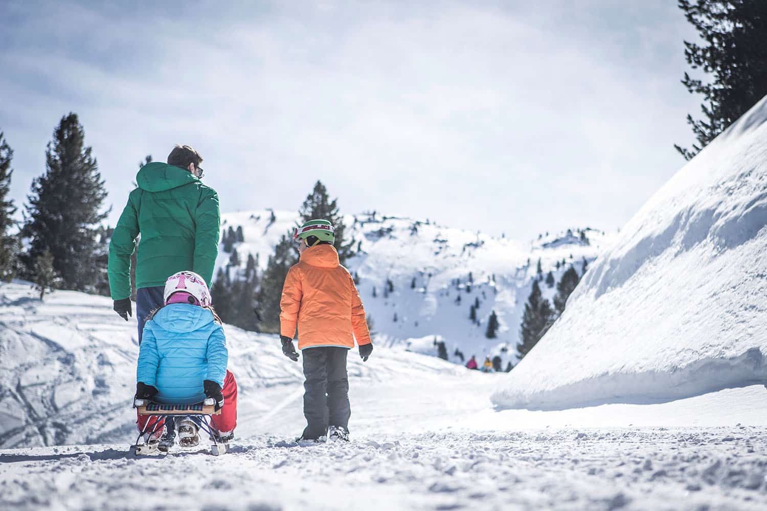 Vacanze invernali e sci all'hotel per famiglie a Obereggen Dolomiti Alto Adige Photo: IDM-Manuel Kottersteger